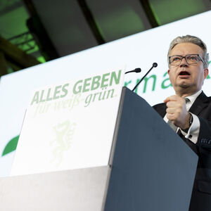 Der steirische Landeshauptmann Christopher Drexler auf der Steiermark Konferenz 2024.