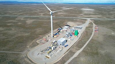 Die Pilotanlage Haru Oni in Chile ist eine der ersten Großanlagen für die Produktion von CO2-neutralen Kraftstoffen.
