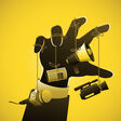 An illustration of businessman arm controling media manipulation