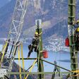19.11.2020, Zell am See, Salzburg, Österreich (Austria): EXKLUSIV für EUROPTEN, European Trans Energy GmbH - Mastenbau im Pinzgau, oberhalb von Zell am See. Mit der Realisierung der Salzburgleitung - eines der wichtigsten Infrastrukturprojekte der Gegenwart - wird die Stromversorgung Salzburgs und Österreichs sichergestellt. Die Leitung ist ein wesentlicher Faktor zur Erreichung der österreichischen Klimaziele. Durch die 380-kV-Salzburgleitung wird der österreichische 380-kV-Ring - das Rückgrat der heimischen Stromversorgung - in Westösterreich geschlossen. Fotocredit: Martin Huber