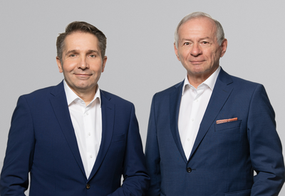 Die Geschäfteführer von EUROPTEN Wilfried Rendl und Franz Rossler.