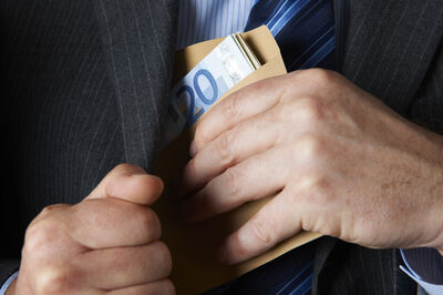 Image depicting corporate greed and corruption