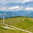 Windpark auf der steirischen Pretulalpe. Er zählt zu den leistungsstärksten im Land. Die Steiermark hat bei Windkraft nach Niederösterreich das zweitgrößte Ausbaupotenzial.