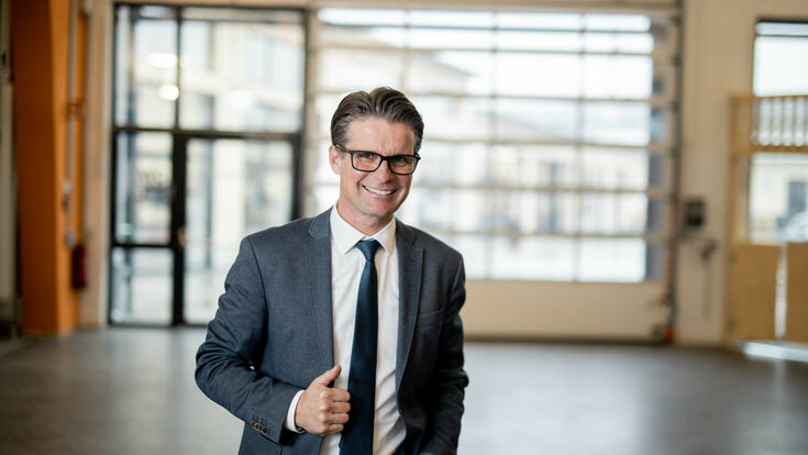 © Daniel Waschnig / WKK Franz Ahm, Bezirksstellenobmann der WK Kärnten begrüßt Kooperation zwischen Graz und Klagenfurt.