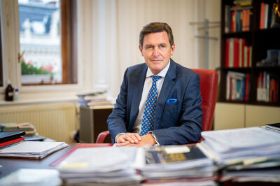 © KOM/David Bohmann Wiens Wirtschaftsstadtrat Peter Hanke sieht den Standort Wien gut gerüstet.