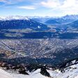 Das Alpenpanorama in Innsbruck, Tirol