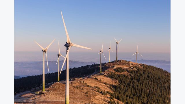 Windpark auf der steirischen Handalm: Der Ausbau der Energieerzeugung gilt als essenziel für eine nachhaltige Standortqualität.