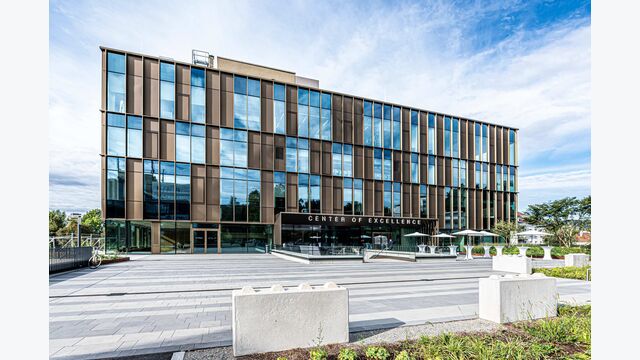 Das Center of Excellence Graz nach erstem Bauabschnitt.