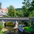 Zwettl im Waldviertel über dem Kamp.
