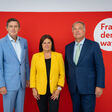 Gemeinsam gegen die Jugendarbeitslosigkeit in Wien: Wirtschaftsstadtrat Peter Hanke, AK-Präsidentin Renate Anderl und WKW-Präsident Walter Ruck.