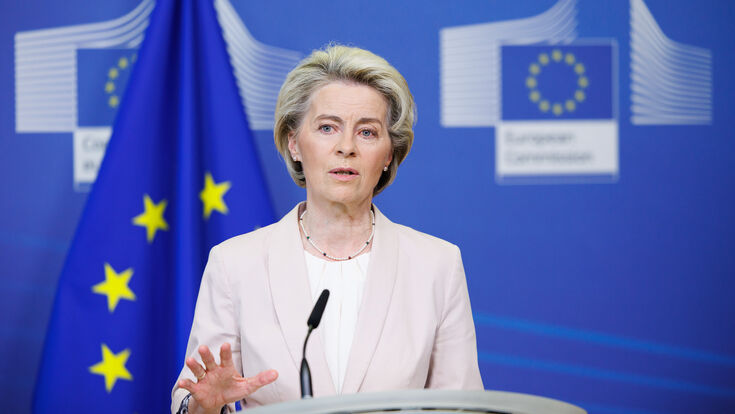 Kommissionspräsidentin Ursula von der Leyen reagiert auf Wahlsieg von Donald Trump