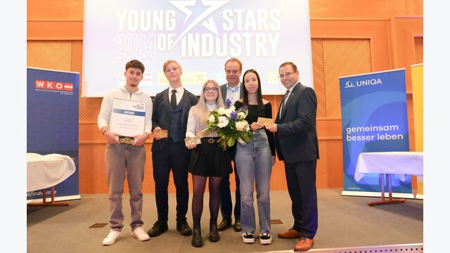 76 Lehrlinge im Burgenland werden für ihre ausgezeichneten Leistungen während ihrer Lehrzeit mit dem „Young Stars of Industry“ von der Wirtschaftskammer Burgenland belohnt.