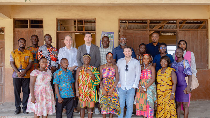 Steirische Unternehmer finanzieren Bildungsprojekt in Ghana.