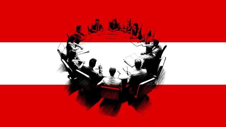 people, business, conference, superimposed, austrian, flag, austria, group, men, women, meeting, team, teamwork, table, sitting, seated, round, circle, circular, businessmen, businesswomen, politics, political, government, nation, national, country, sign, banner, drawing, sketch, transparent, discussion, decision, concept, plan, art, illustration, male, female, decide, isolated, silhouette, forum, seminar, legislature, legislative, parliament, assembly
