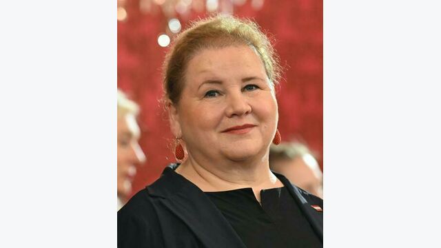 Korinna Schumann (Arbeit, Soziales, Gesundheit, SPÖ) am Montag, 3. März 2025, im Rahmen der Angelobung der neuen Bundesregierung in der Präsidentschaftskanzlei in Wien.