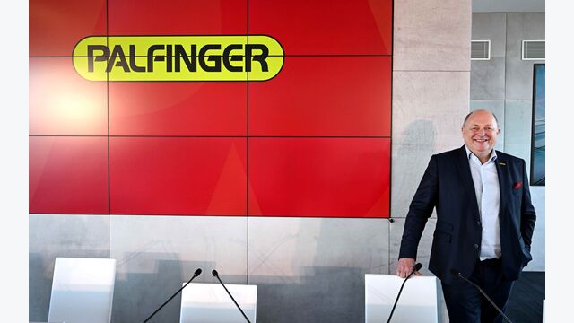 CEO Andreas Klauser im Rahmen der Bilanz-PK der Palfinger AG mit dem Titel "Jahresergebnis 2024" am Donnerstag, 6. März 2025, in Wien.