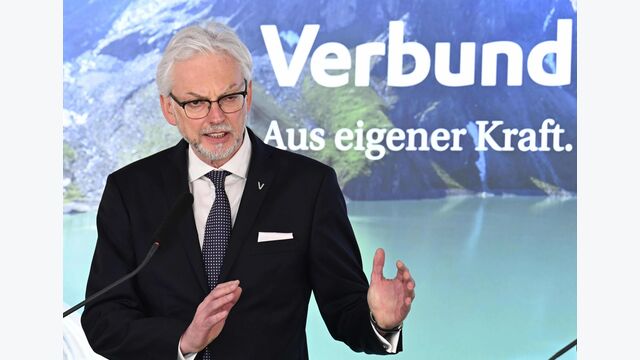 Verbund-Vorstandschef Michael Strugl am Donnerstag, 20. März 2025, anl. der Bilanz-PK Verbund AG "Jahresergebnis 2024" in Wien.