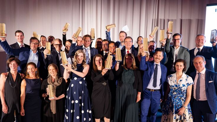 gruppenfoto bei „Steuerberater:innen des Jahres 2026“-Preisverleihung