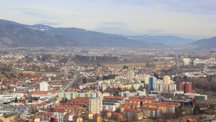 © Adobe stock/rbkelle Blick über die Stadt Kapfenberg in der Steiermark