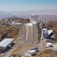 Luftansicht La Silla Observatorium in Chile