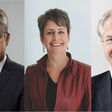 FEEI-Präsidium 2025 – 2030, V.l.n.r.: Wolfgang Hesoun (FEEI-Obmann), Sabine Herlitschka (Obmann-Stv.), Kari Kapsch (Obmann-Stv.)