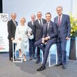 wirtschaftskammer fest 175 Jahre: Direktor-Stv. Gerhard Kienzl, Vizepräsidentin Gabi Lechner, Vizepräsident Herbert Ritter, Vizepräsident Dietmar Schweiggl und Direktor Karl-Heinz Dernoscheg (v.l.)