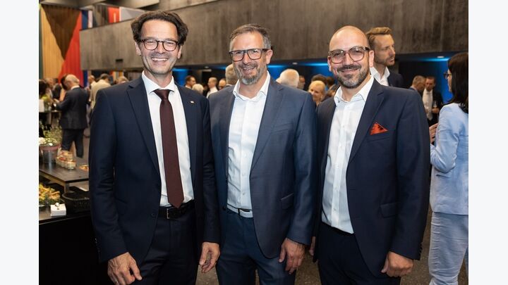 Michael Rabl (FH Oberösterreich), Roland Sprengseis (bluesource molbie solutions), Manfred Luger (Business Upper Austria)