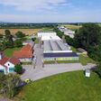 Luftansicht auf Brevillier Urban & Sachs-Standort in Hirm, Burgenland