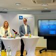 Claudia Mischensky und Timo Springer bei der Pressekonferenz der IV Kärnten.