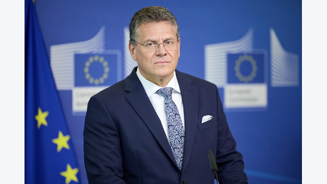 EU-Kommissar Maroš Šefčovič