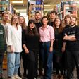 Rund 10 Leute, die das Management von Bookbot ausmachen.