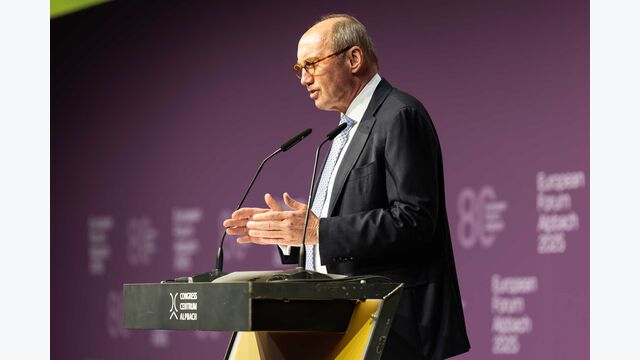 Othmar Karas (EFA-Präsident) während der Eröffnung "Europe in the World Days" im Rahmen des Europäischen Forums Alpbach, am Samstag 23. August 2025 in Alpbach.