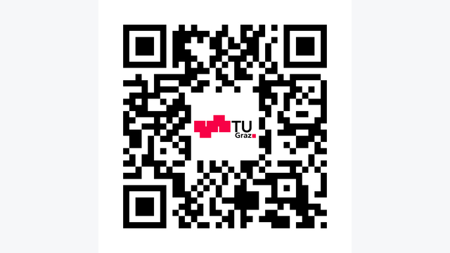 QR-Code, der zur TU Graz führt