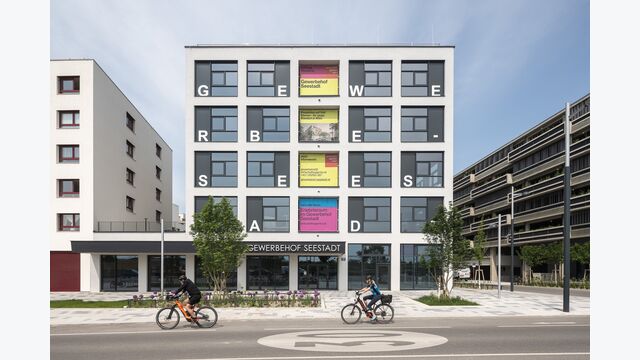 Mobilität, Öffentlicher Raum - Gewerbehof Seestadt aspern