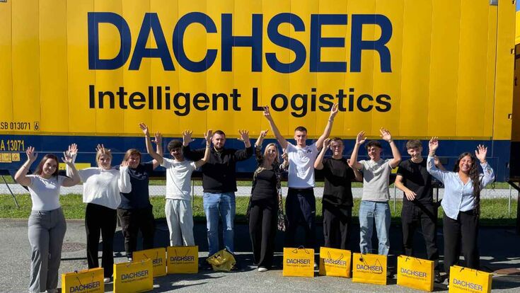 Lehrlingsstart für über 30 junge Menschen bei Dachser Austria 2025.
