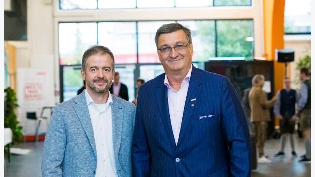 Gewerbespartenobmann Peter Storfer und WKK-Präsident Jürgen Mandl