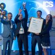 Exportpreissieger Großunternehmen Sandvik Mining and Construction: Günter Sauermoser, Eva Klambauer, Gernot Liebminge und Stefan Dötsch (Sandvik)
