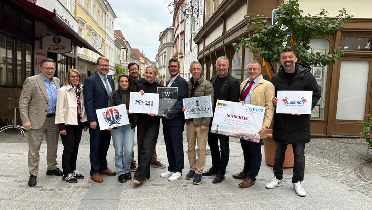 Teilnehmende des Startup Wettbewerbs von Krems 2025.