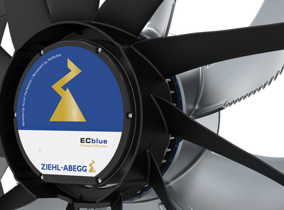 ausschnitt eines ziehl-abegg ventilators