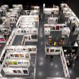 Vogelperspektive auf Ausstellungshalle am 29. ARTfair in Innsbruck 2025.