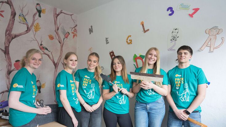 dm Lehrlinge packten bei der Aktion „72 Stunden ohne Kompromiss“ 2025