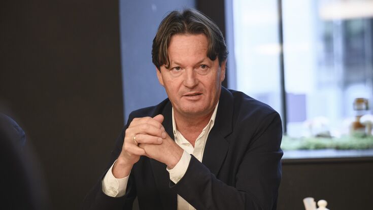 Klaus Mark (Geschäftsführer von MK Illumination und Pressesprecher der Tiroler Adler Runde)