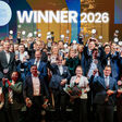 Die SiegerInnen der scope Awards 2026 (geehrt 2025) auf der bühn