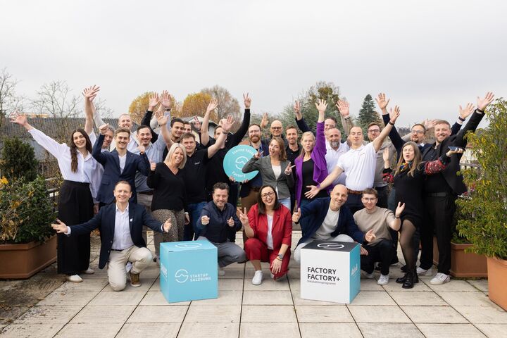 Startup Salzburg und die neuen Startups des zehnten Durchgangs der FACTORY(+) 2025