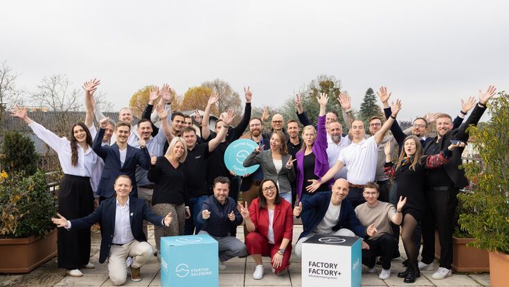 Startup Salzburg und die neuen Startups des zehnten Durchgangs der FACTORY(+) 2025