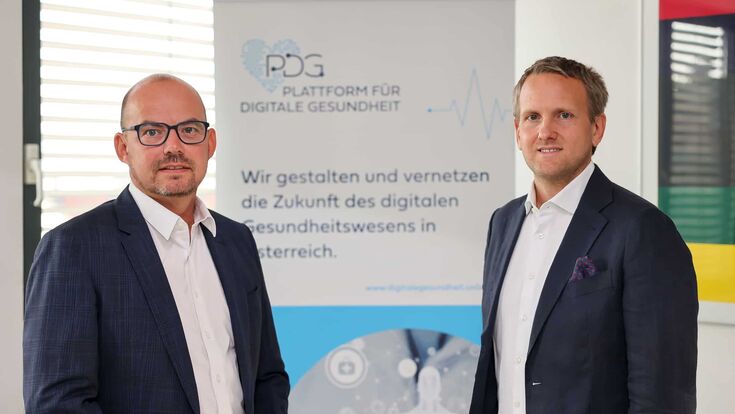 Gerhard Stimac (Plattform für digitale Gesundheit-Sprecher), Florian Schnurer (PDG-Leiter, FEEI)