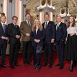 Gruppenfoto beim Neujahrsempfang der Industriellenvereinigung Steiermark 2026: Christoph Robinson, Markus Ritter, Franz Mayr-Melnhof, Claudia Reiterer, Kurt Maier, Alfred Marchler, Nina Zechner