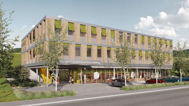 visualisierung für das gesundheitszentrum in Stattegg