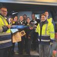 Das Projektteam der Lufthansa Group Taste & More GmbH und Crewmitglieder der Lufthansa Group beim Launch der neuen Vorfeldversorgung.