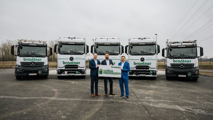 Die Geschäftsführer von Brantner green solutions: Manfred Vogl, Reinhard Grießler und Josef Scheidl